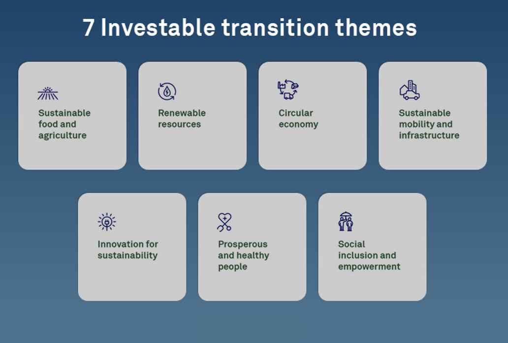 Investable transition themes
