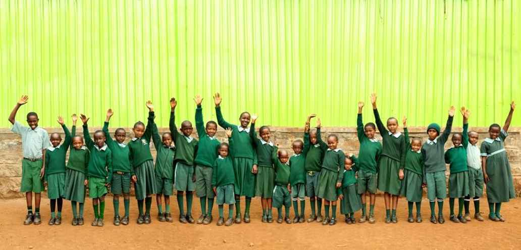 The children at Bridge International Academies